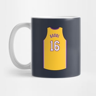 Pau Gasol Los Angeles Jersey Qiangy Mug